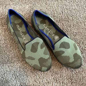 Rothy’s Olive Camo Loafer